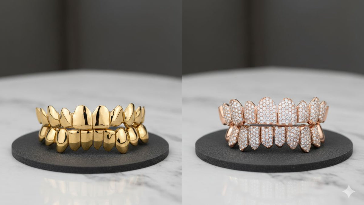 Different Types of Grillz: Gold, Diamond, Iced Out & More Explained