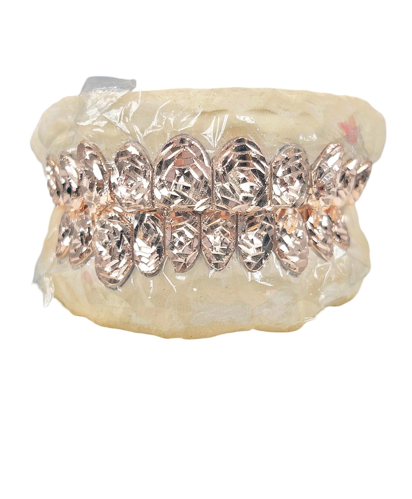 Circle/Rose Cuts Solid Custom Grillz