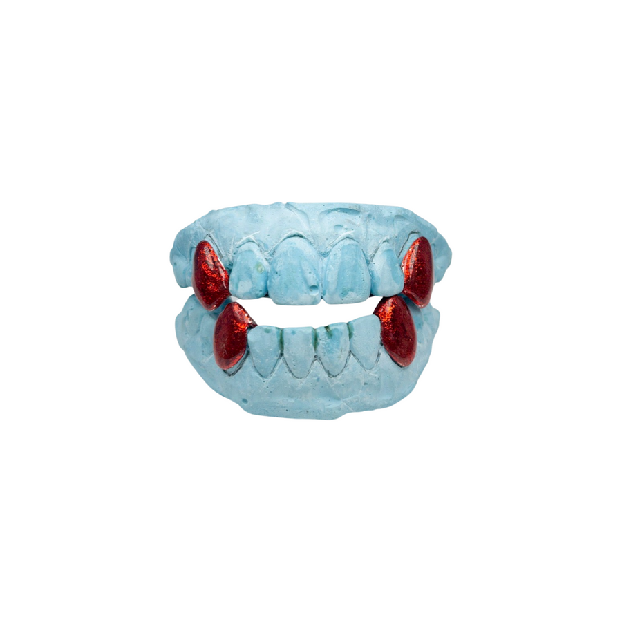 Colored Enamel Extended Fangs with Back bar