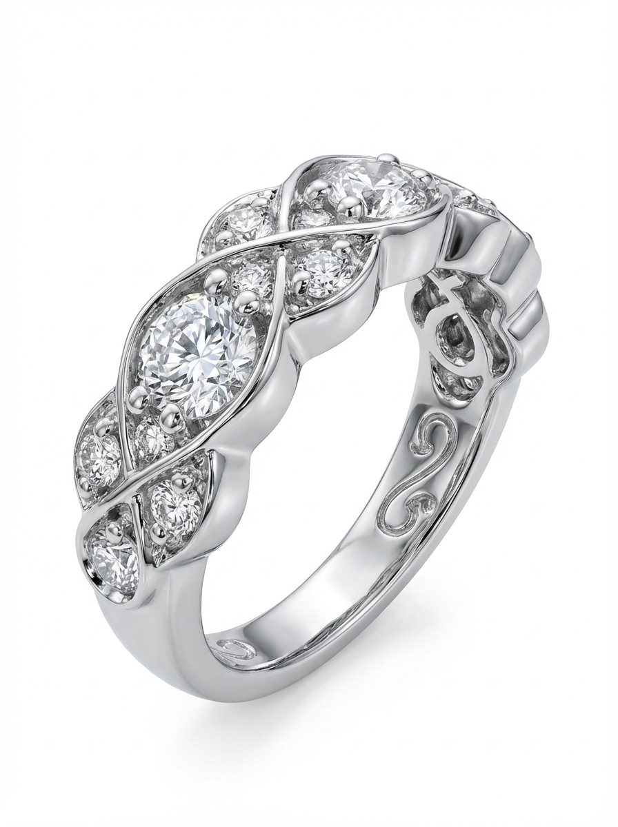 Eternal Twist Diamond Band