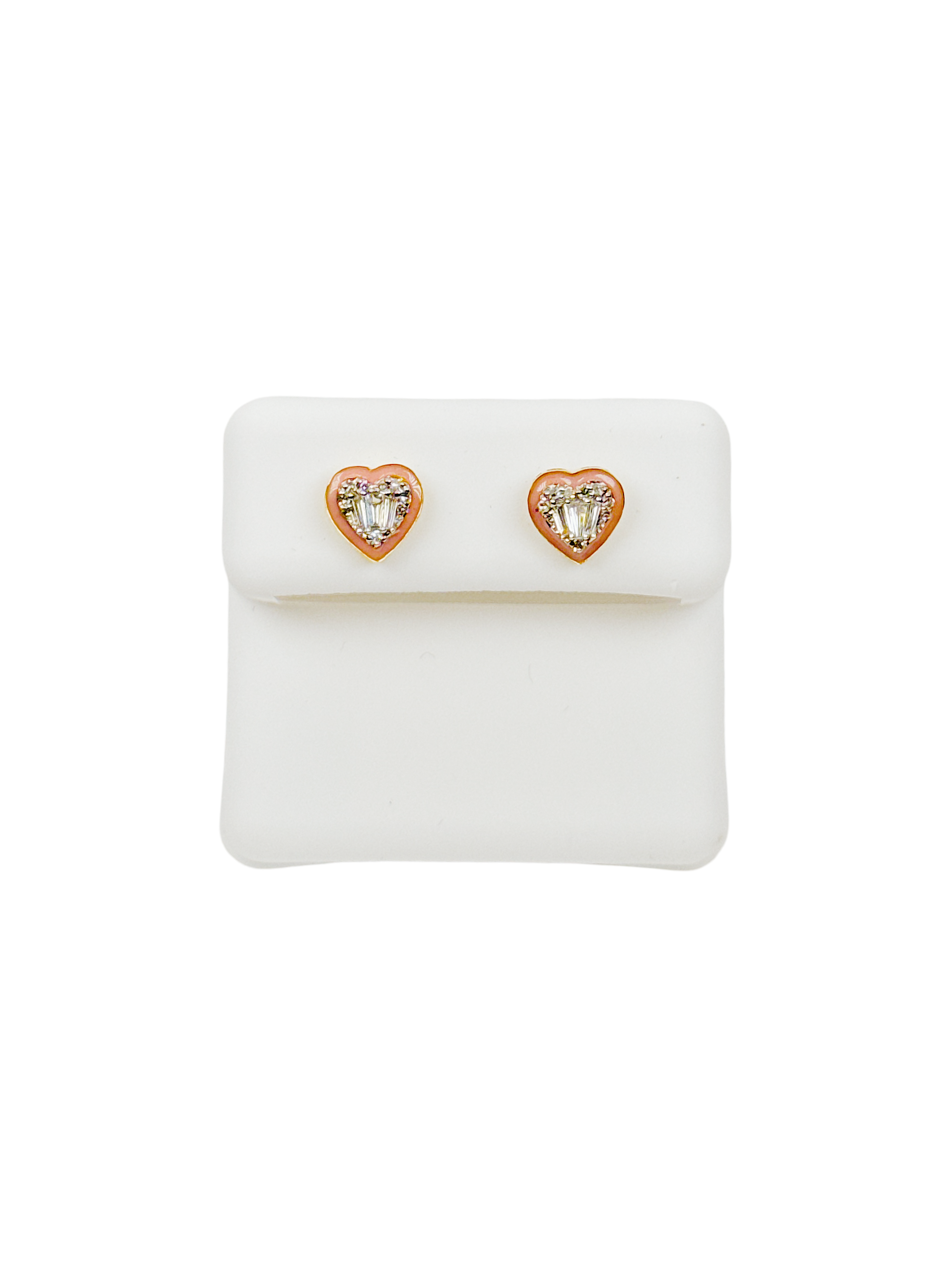 Heart Shape Diamond Earrings