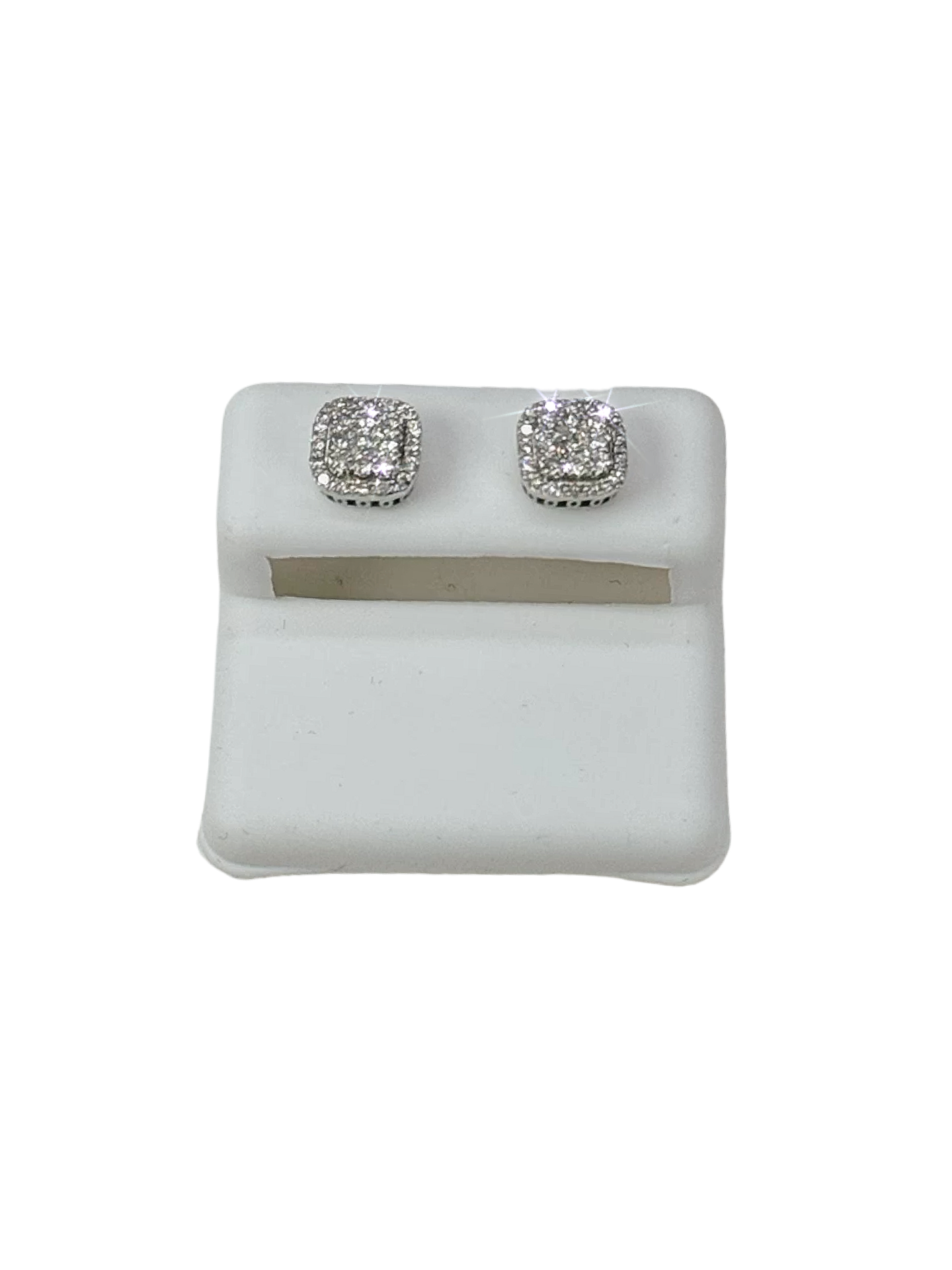 Square Diamond Earrings