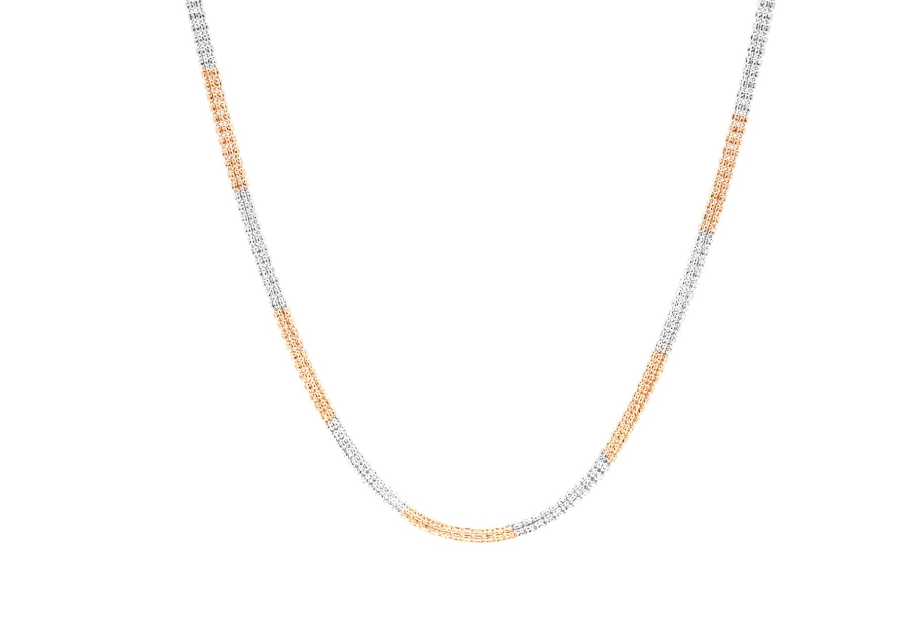 10KT Two-Tone Ice Gold Chain (3MM)