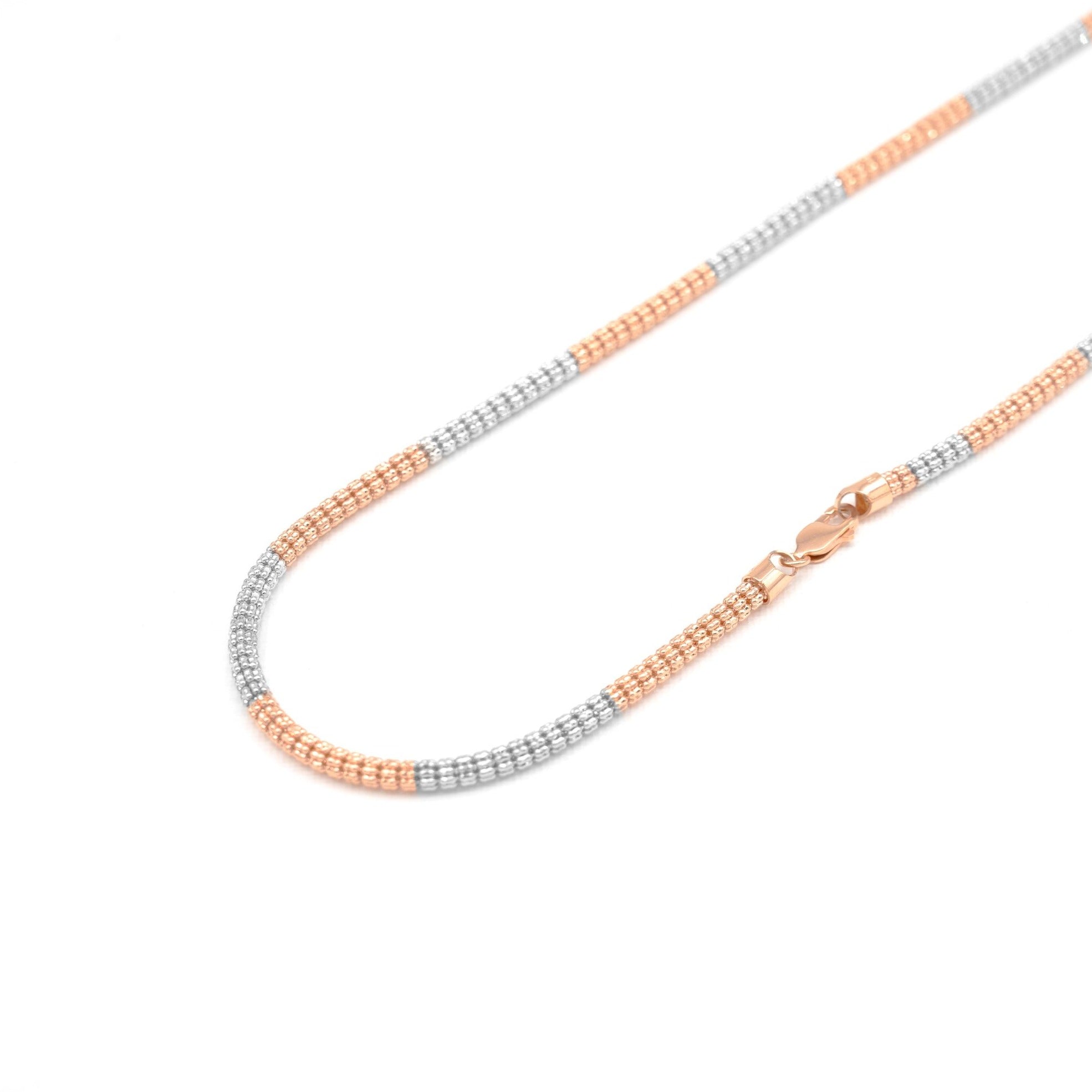 10KT Two-Tone Ice Gold Chain (3MM)