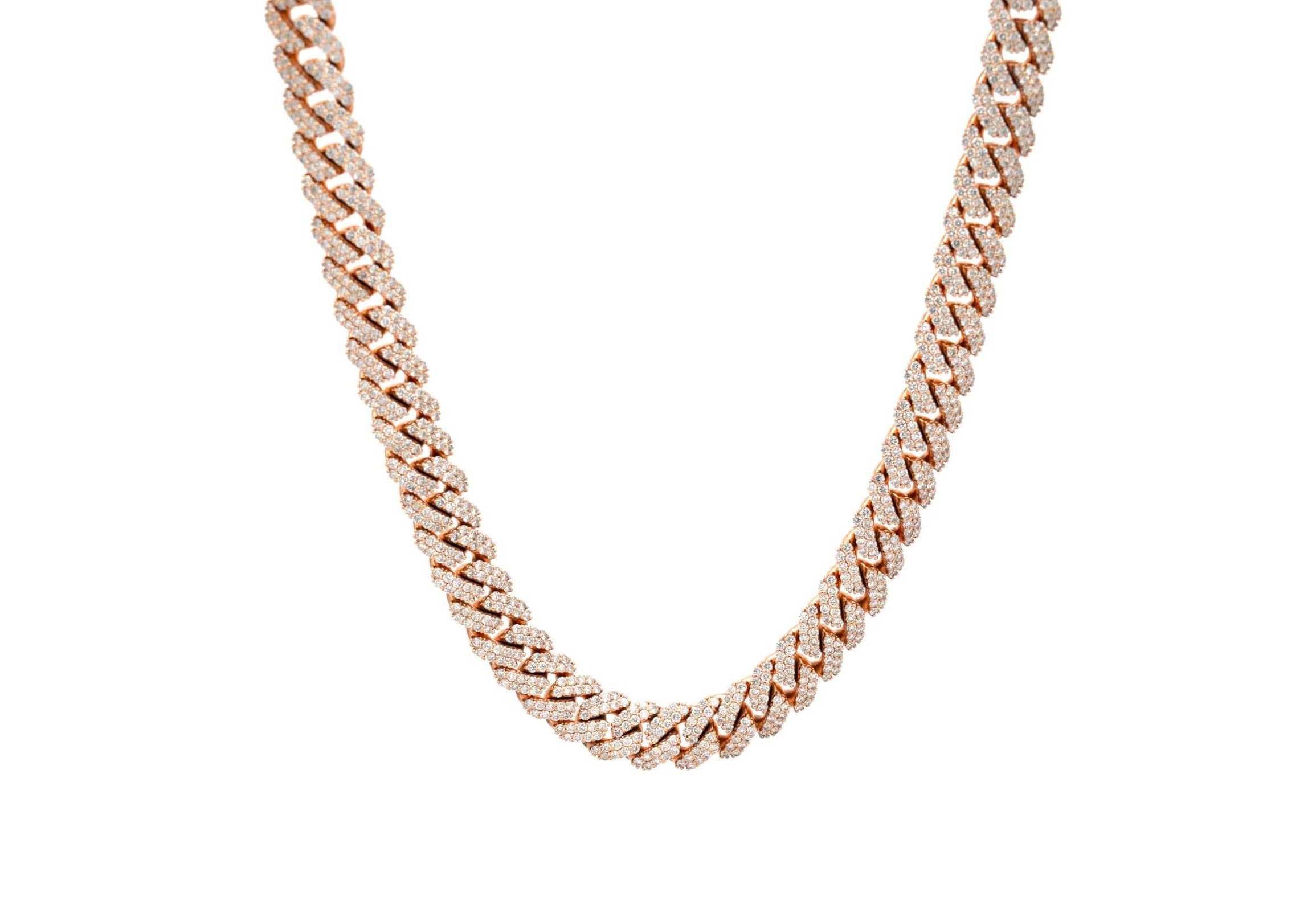 Rose Gold Diamond Cuban (10MM)