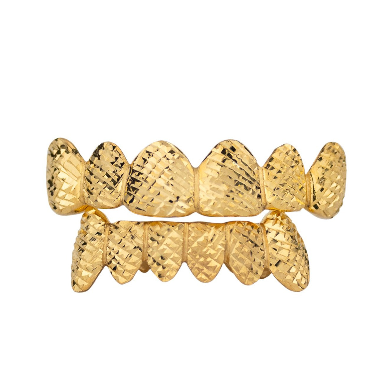 Custom Diamond Cuts Gold Grillz · Cali J.
