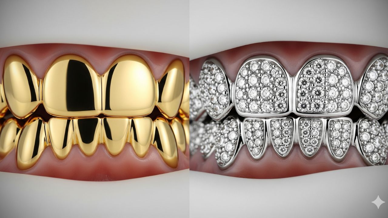Gold vs. Diamond Grillz: Which One Is Right for You?