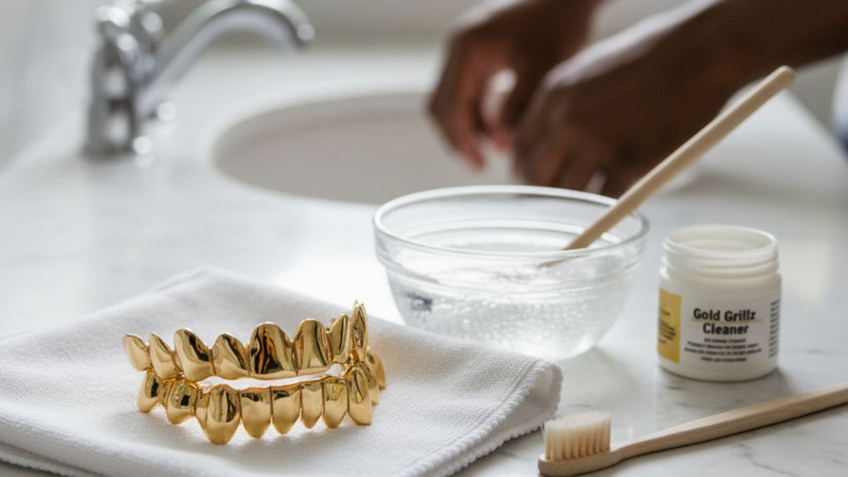How to Clean and Maintain Your Gold Grillz at Home