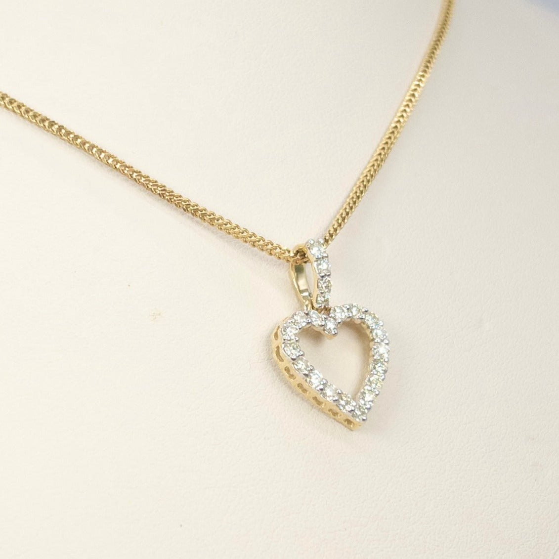 All Diamond Heart Pendant