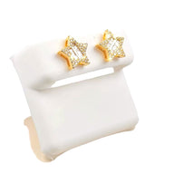 Baguette Diamond Star Earrings