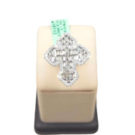 Baguette Diamond Chrome Harts Cross Ring