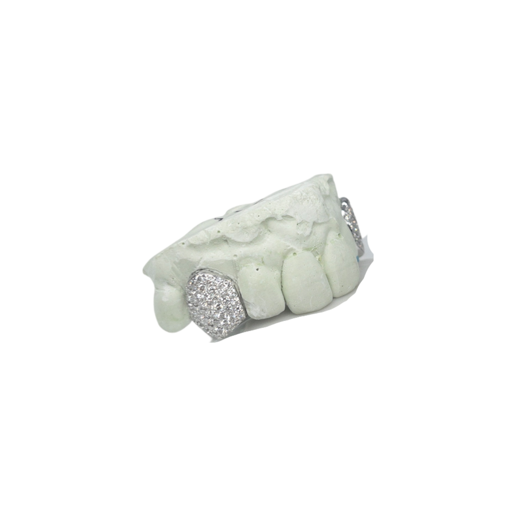 Custom K9 (Fangs) All Natural Diamonds with Back Bar – Cali Grillz