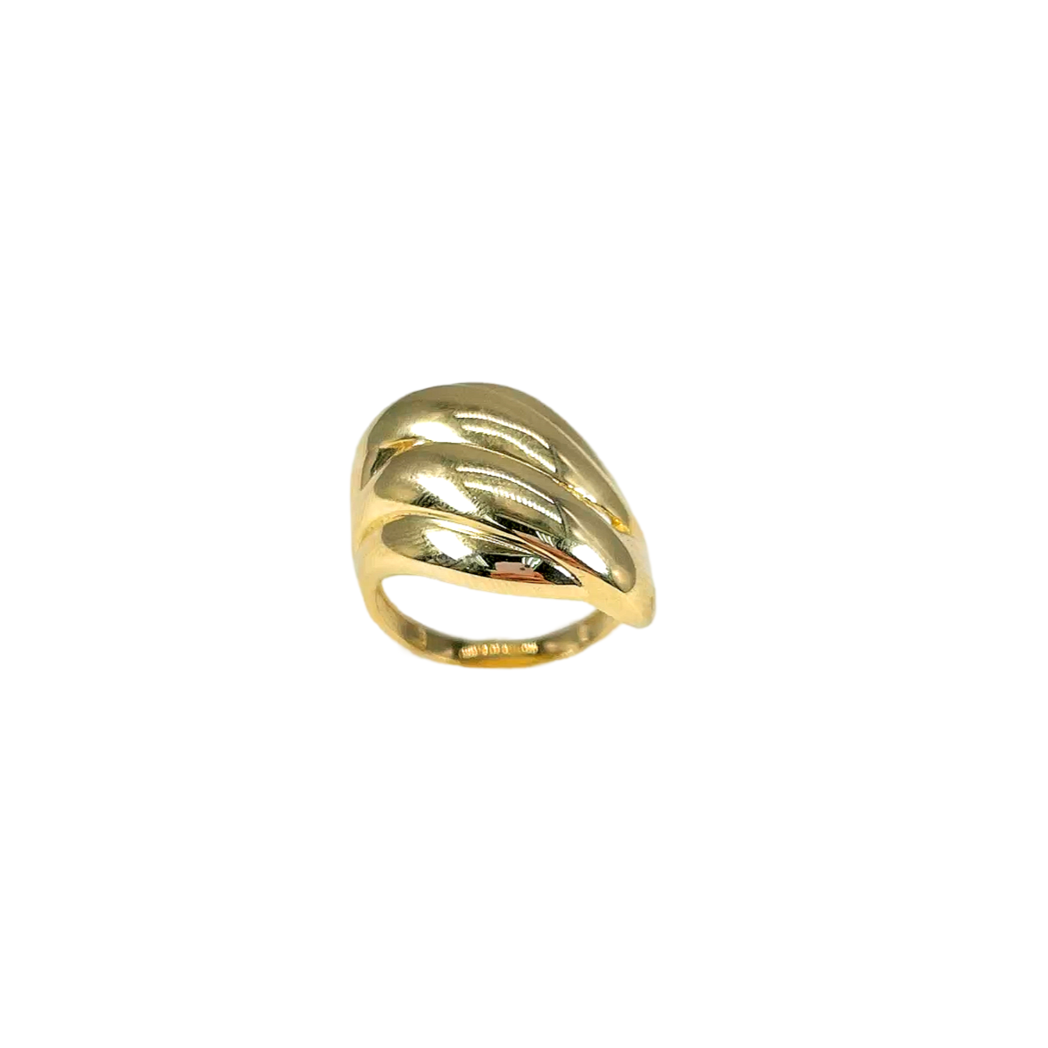 10KT Gold Wave Ring