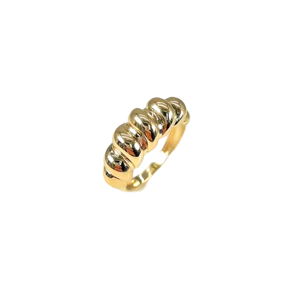 10KT Gold Bubble Ring