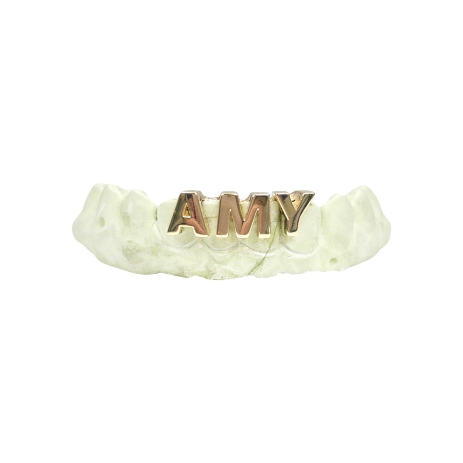 Custom Solid Name Grillz