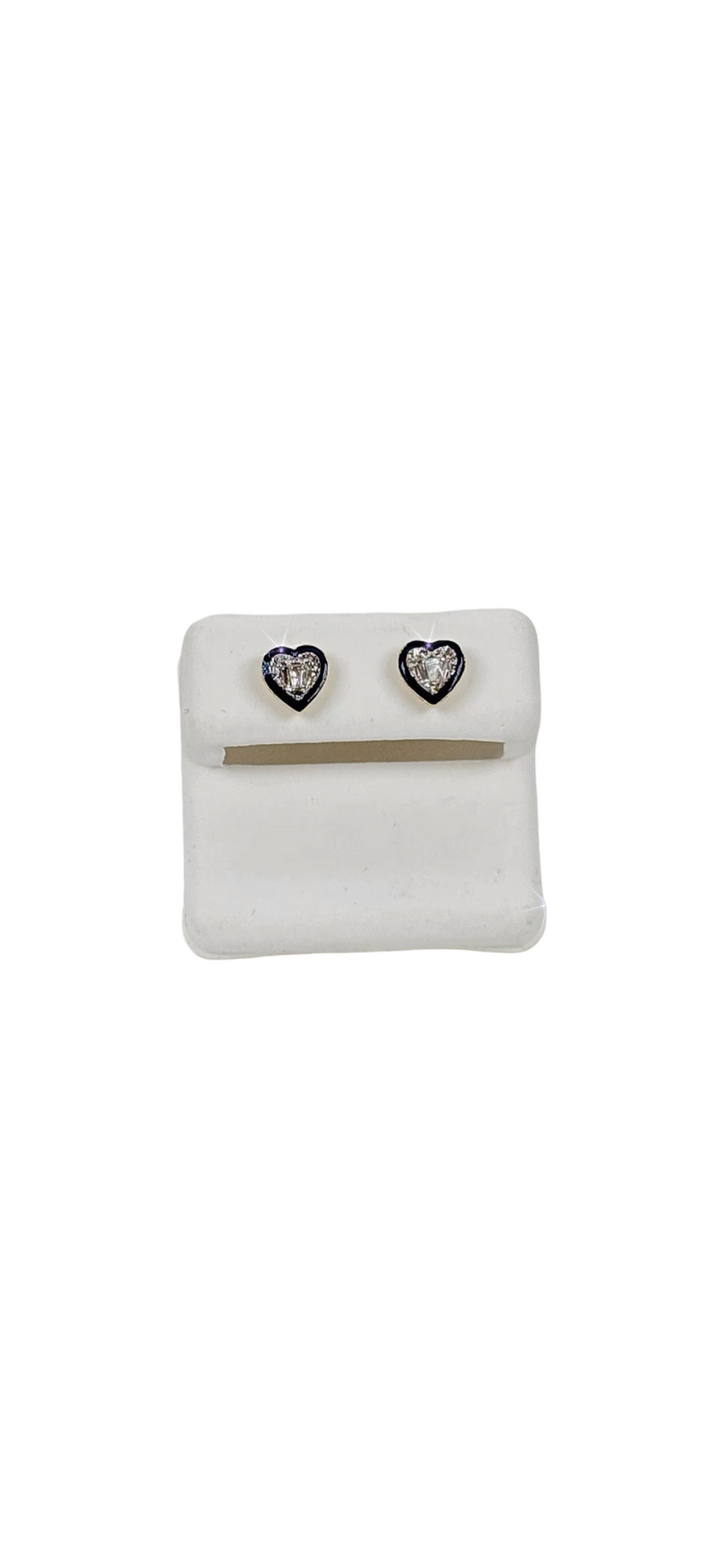 Heart Shape Diamond Earrings
