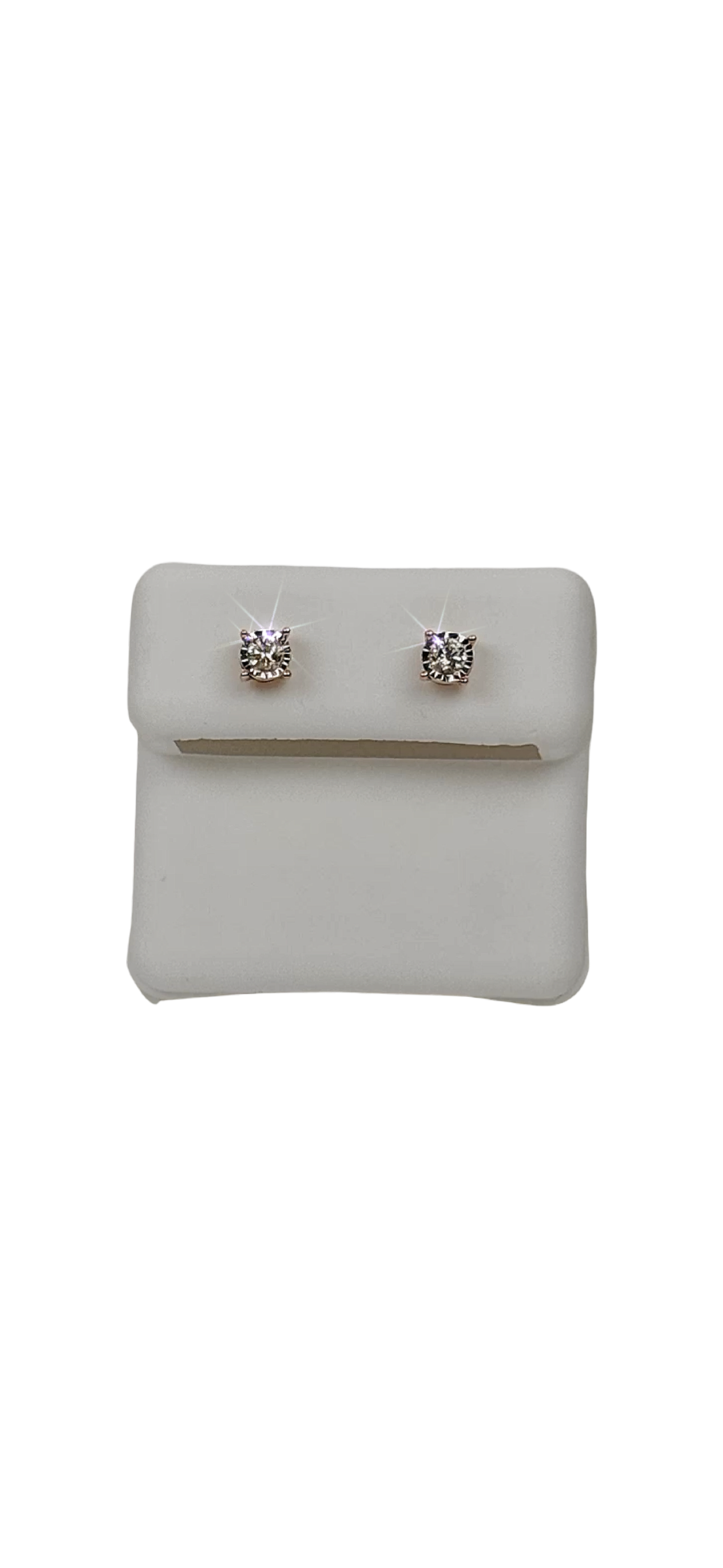 Small Diamond Stud Earrings