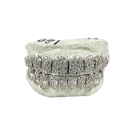 Custom VVS1 Clarity Hand Set All Natural Diamond Grillz Mosaic Setting