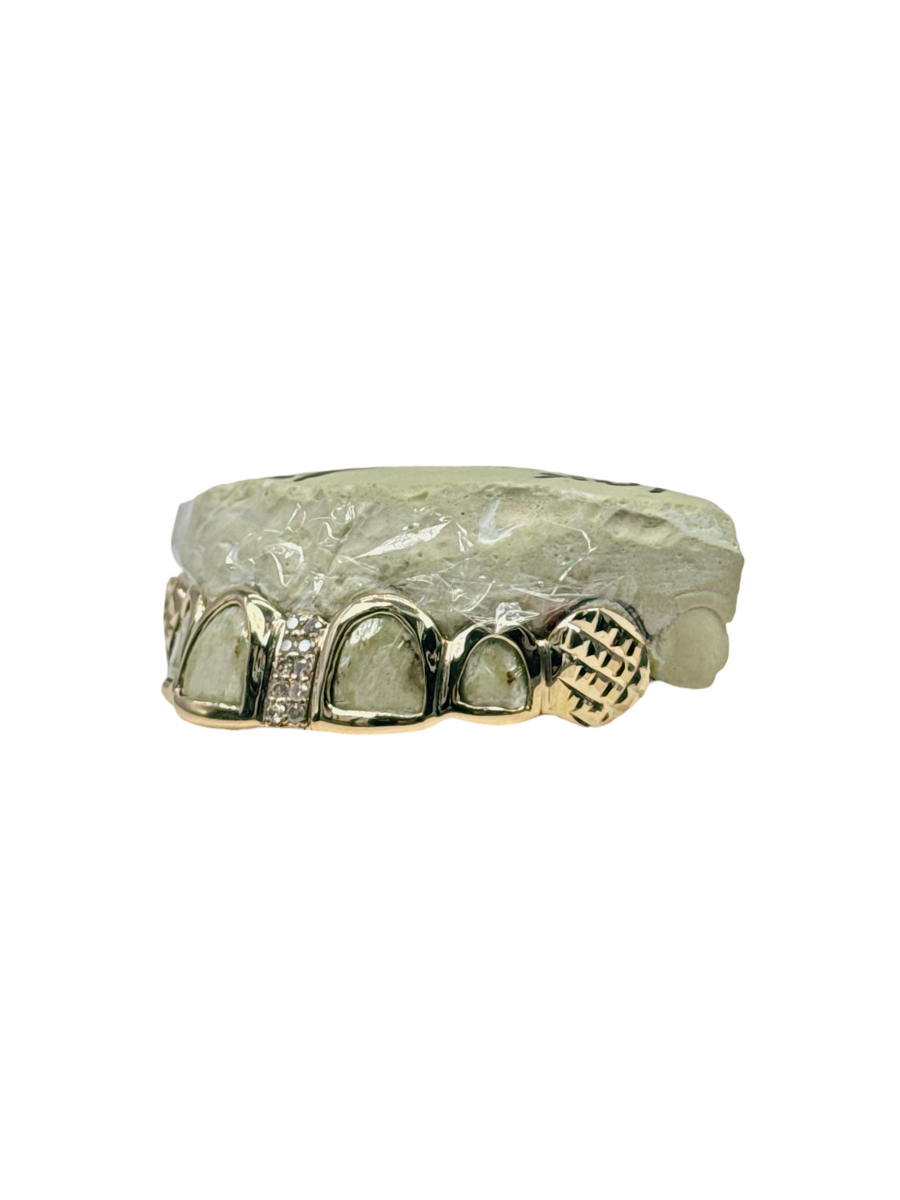 8 Piece Open Face With Diamond Spacer