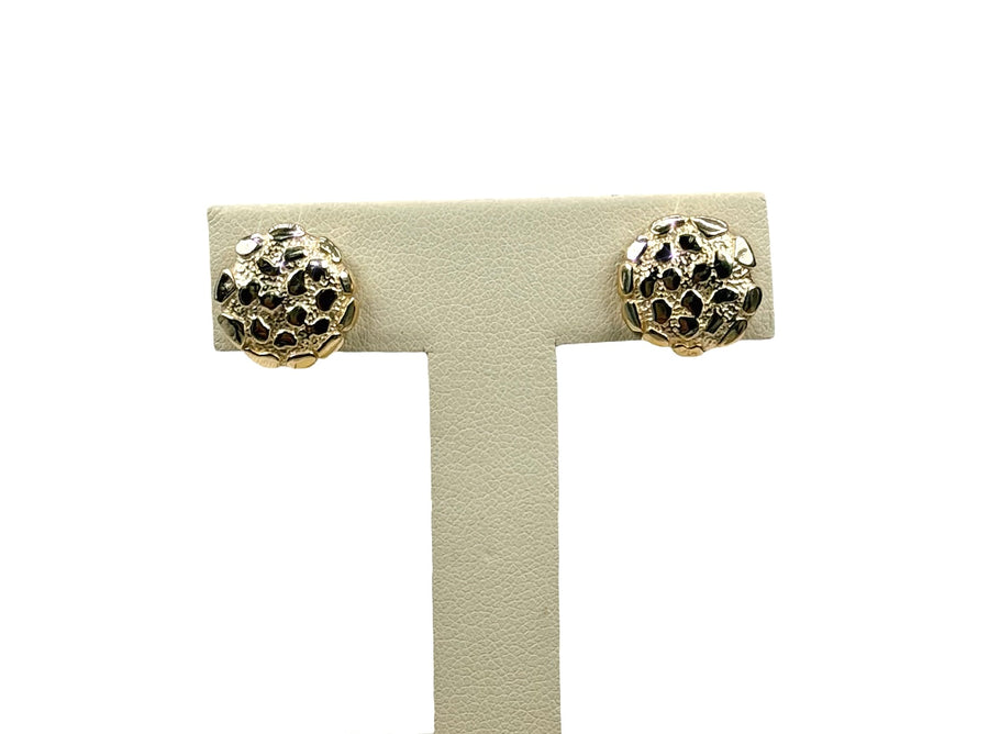 Solid Nugget Cut Earrings