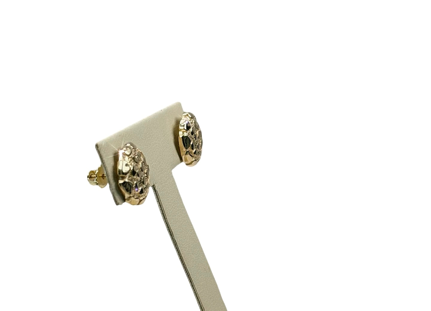 Solid Nugget Cut Earrings