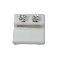 Square Diamond Earrings