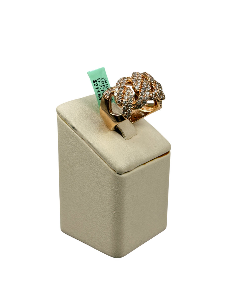 Diamond Cuban Ring