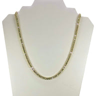 Gold Diamond Baguette Chain