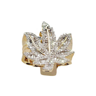 Baguette Leaf Ring