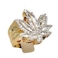 Baguette Leaf Ring