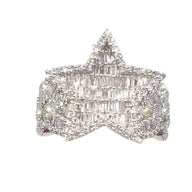 Baguette Star Ring