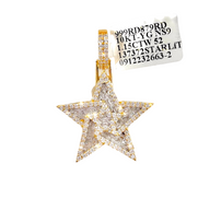 Baguette Star Pendant
