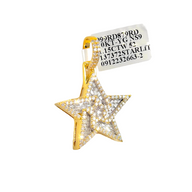 Baguette Star Pendant