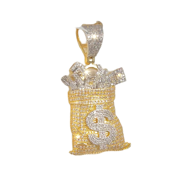 Money Bag Diamond Pendant