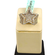 Round Diamond Star Ring