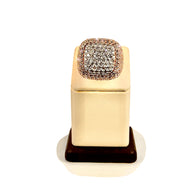 square Diamond Ring