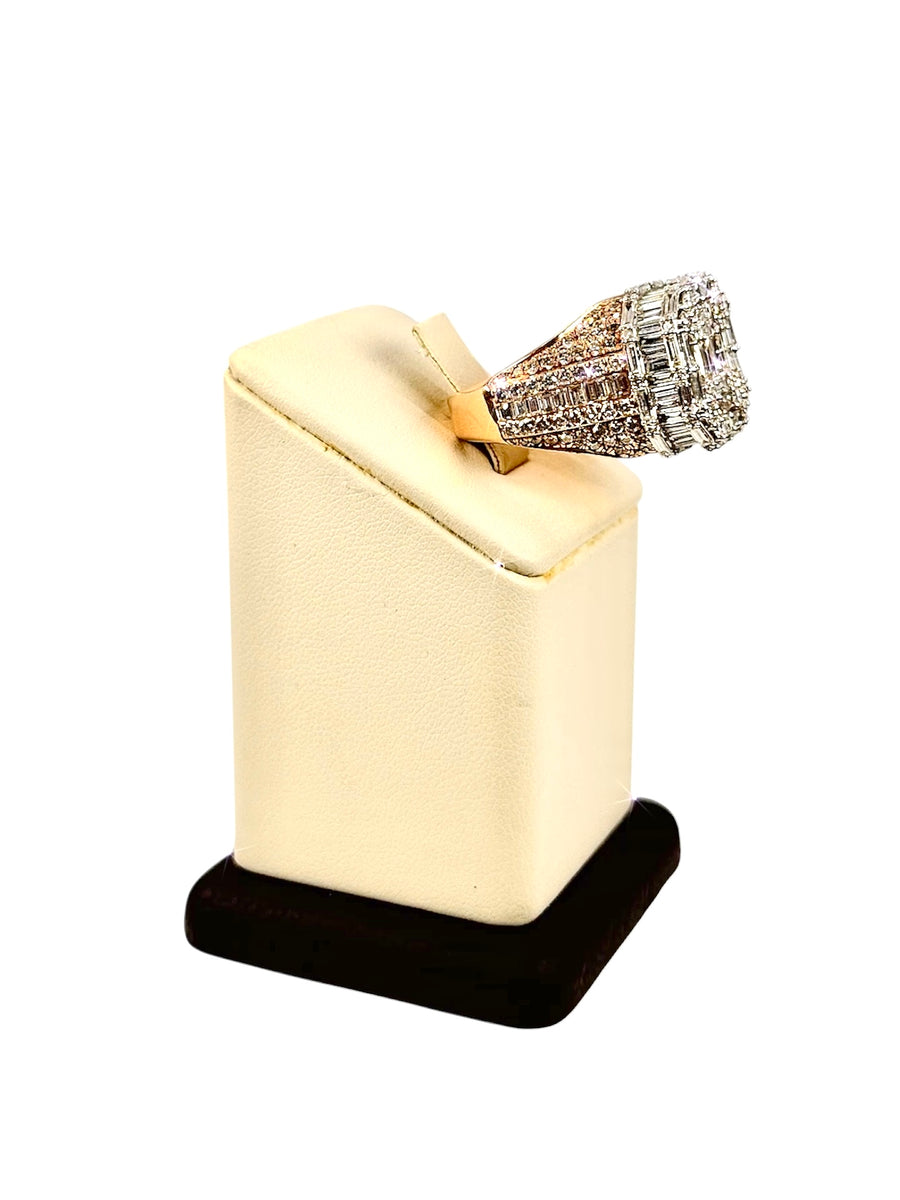 Square Baguette Diamond Ring