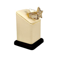 Gold Diamond Star Ring