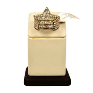Gold Diamond Star Ring