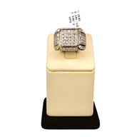 square Diamond Ring