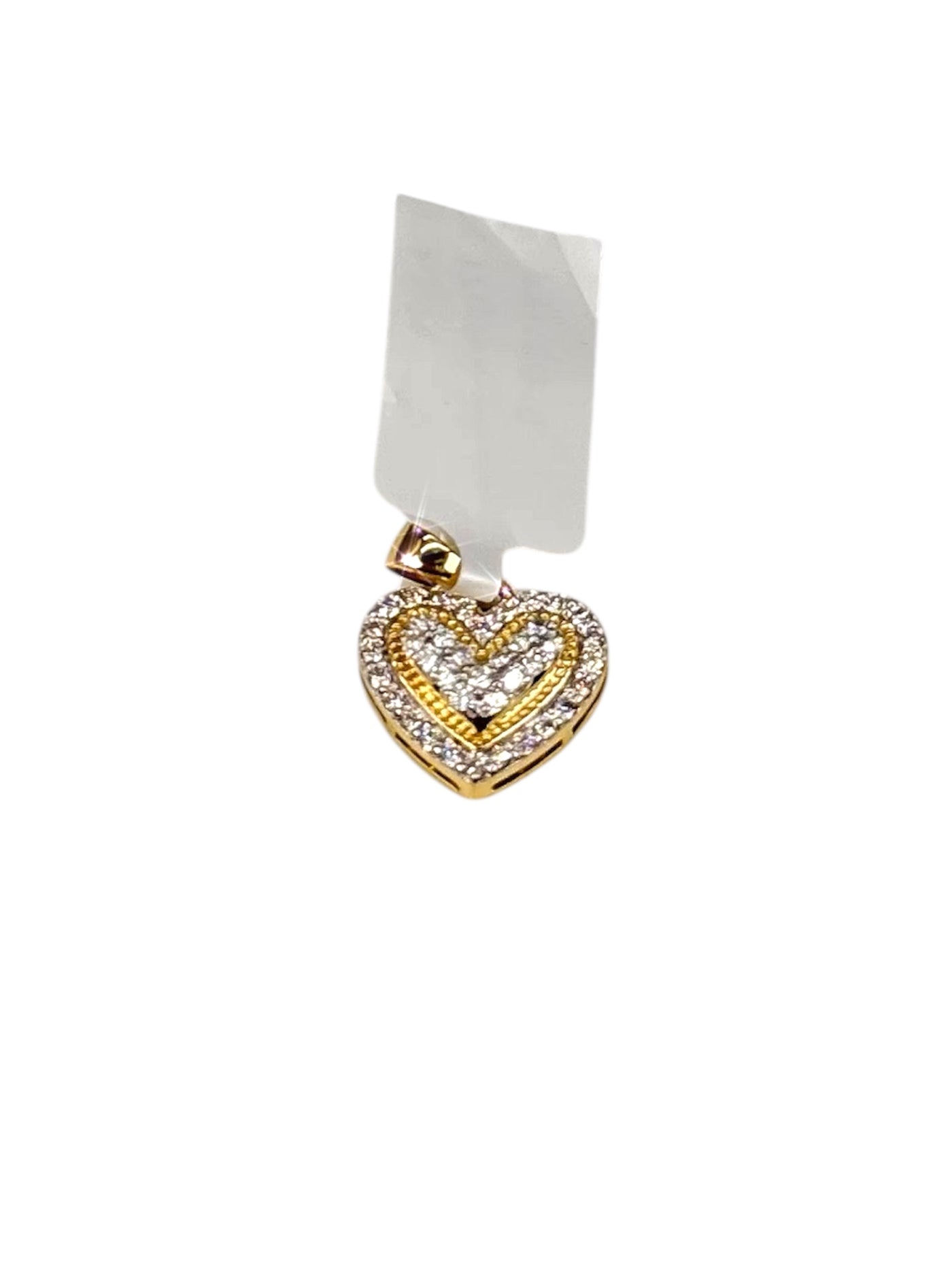 Heart Nugget diamond Pendant