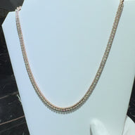 Rose Gold Diamond Baguette Chain