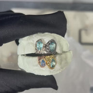 Custom Teardrop Gemstone Grillz