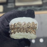 Circle/Rose Cuts Solid Custom Grillz