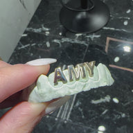 Custom Solid Name Grillz