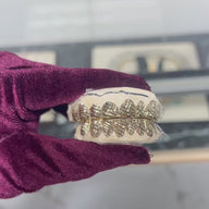 Custom Diamond Cuts Gold Grillz