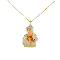 Diamond and Enamel Mary Piece