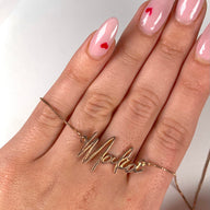 Custom 10KT Solid Gold Name Plate