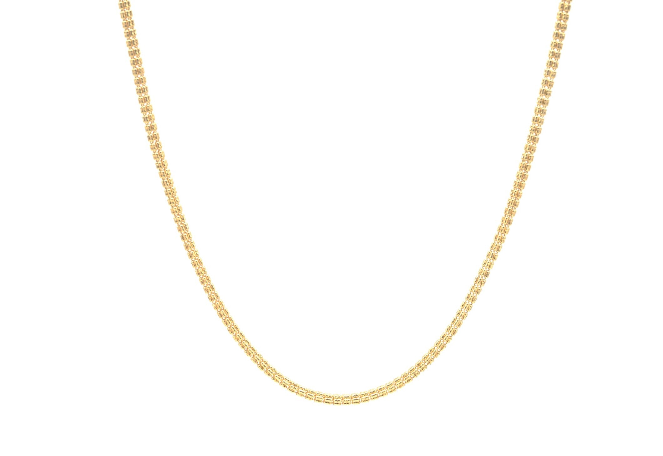 3mm 10kt Ice Gold Chain