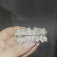 Custom Hand Set All Natural Diamond Grillz (Straight setting)